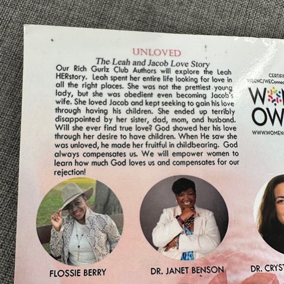 Unloved: The Leah & Jacob Love Story Paperback Book Dedicated to the Life of Dr. - Picture 7 of 14